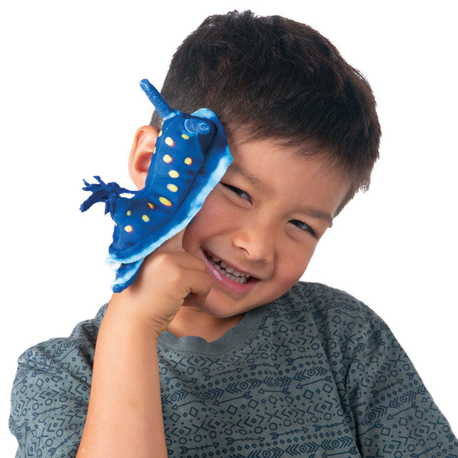 Vingerpopje Blauwe Zeenaaktslak / Vingerpopje Oceaanslak