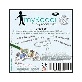 Myroodi - Indoor Frisbee - Groepsbox 30 stuks