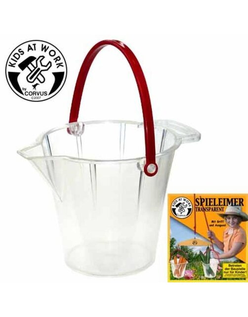 Doorzichtige emmer - transparante emmer