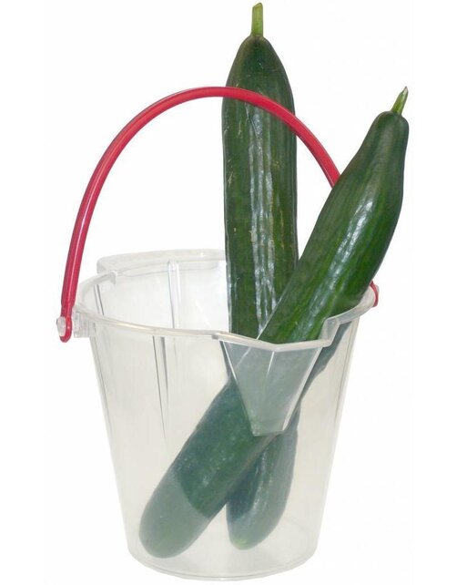 Doorzichtige emmer - transparante emmer