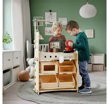 Creative Play 3-in-1 Keuken Winkel & Werkplaats