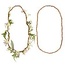 Kikkerland HUCKLEBERRY - Fresh Flower Necklace - Bloemenkrans / Bloemenketting