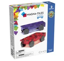 MAGNA-TILES Cars - auto's uitbreidingsset - paars en rood