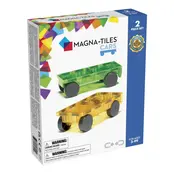 MAGNA-TILES Cars - auto's uitbreidingsset - groen en geel