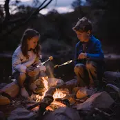 Huckleberry - Campfire Forks - 4 Kampvuurvorken