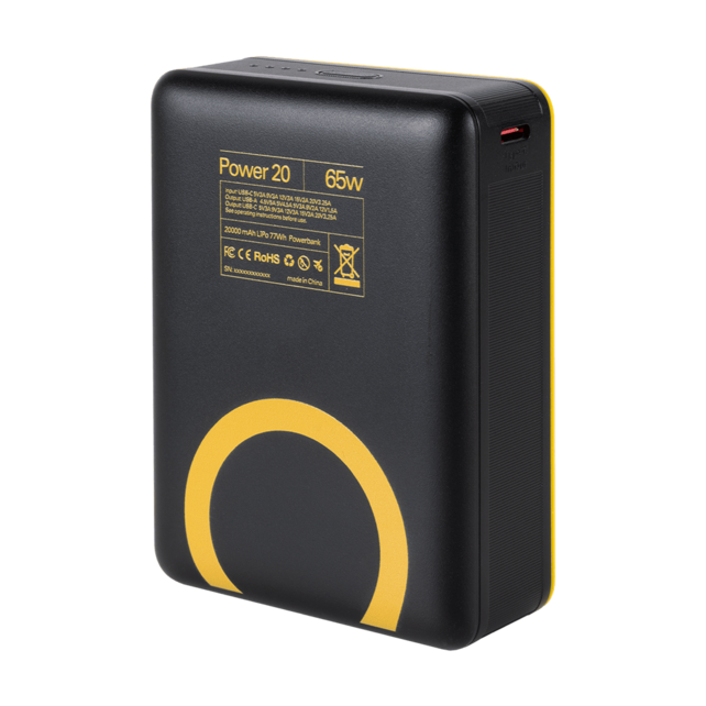 Ultrafast Powerbank 20.000mAh - Utrasnelle powerbank 65W
