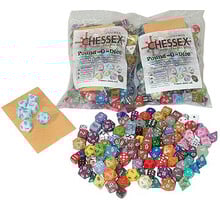 Pound-o-Dice – Polydice Dobbelsteen Set Assorti (ca. 90-100 stuks)