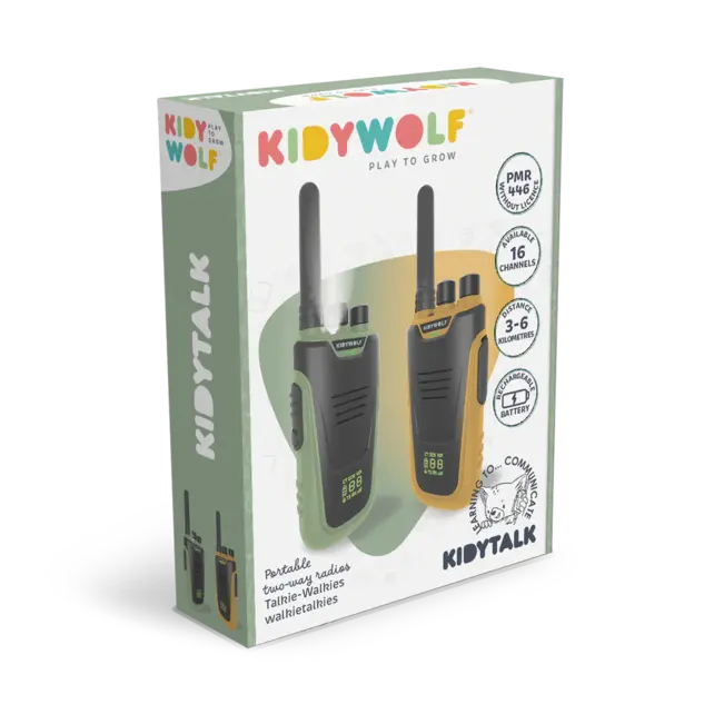KIDYTALK Walkietalkies met groot bereik