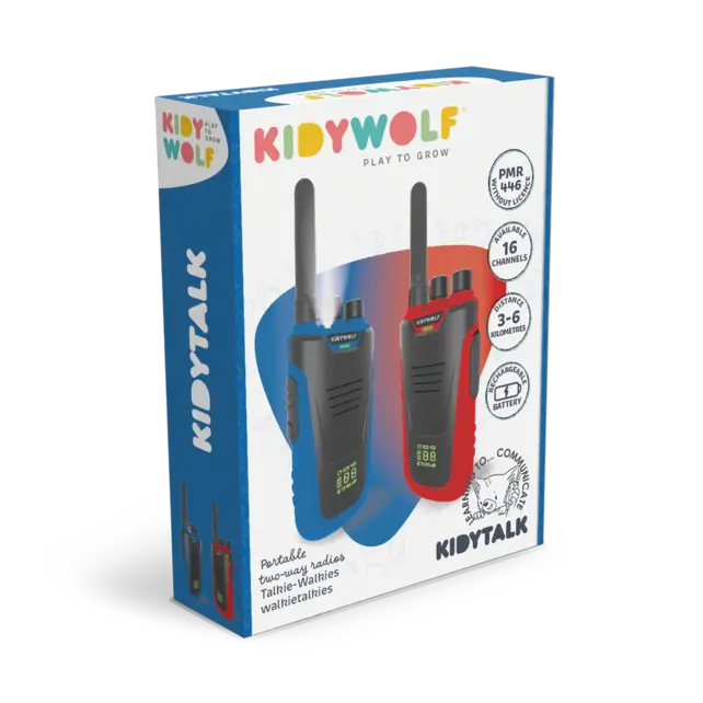 KIDYTALK Walkietalkies met groot bereik