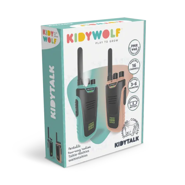 KIDYTALK Walkietalkies met groot bereik