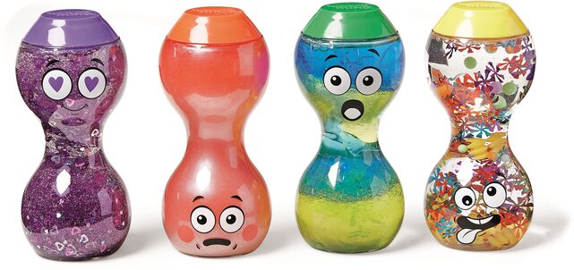 Express Your Feelings® Sensory Bottles - Embarrassed, silly, surprised, loved