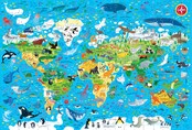 Dieren van de wereld - puzzel