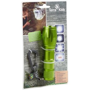 Terra Kids Led aluminium groen Zaklamp