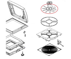 Thule Thule Vent Motor + Fan Blade Ventilator