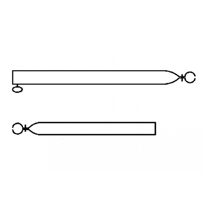 Campking Campking Verandastang 22/19mm 120-200cm Basic