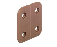 Fjord Outdoor Scharnier bruin kunststof à 4 st.