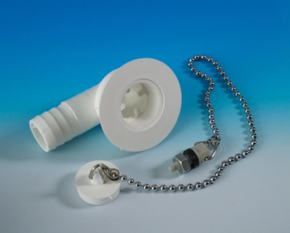 FjordOutdoor Afvoerplug Vlak Haaks 19mm Compleet