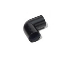 Reich Reich Hoekstuk 90 graden PE Zwart