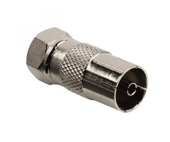 FjordOutdoor Koppelstuk coaxstekker male>F-stekker.