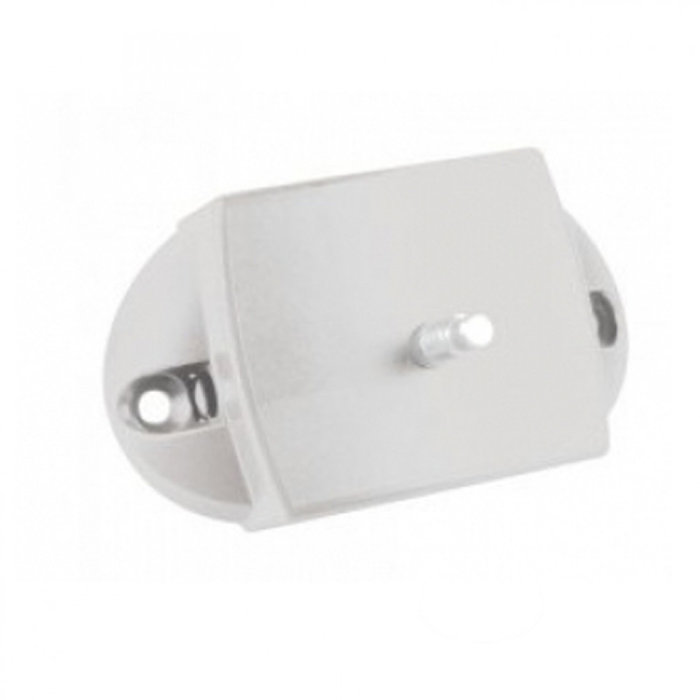 Fjord Outdoor Drukknopslot Spanjolet Tweezijdig Bedienbaar Wit