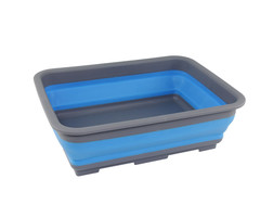 ViaMondo ViaMondo Wasbak Opvouwbaar Rechthoekig Blauw 7L