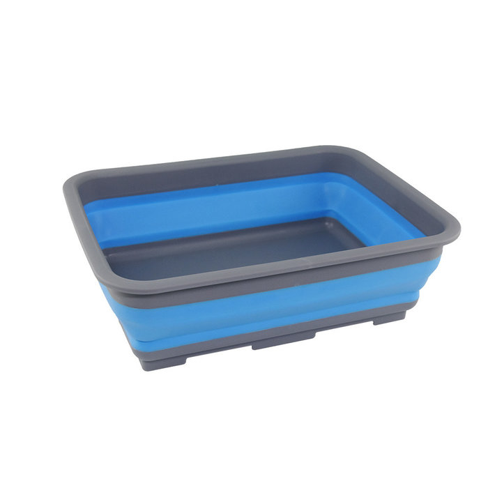 ViaMondo ViaMondo Wasbak Opvouwbaar Rechthoekig Blauw 7L