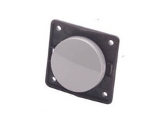 Berker Berker Aan/Uitschakelaar Flow/Pure Inbouw Grijs Hoogglans 230V