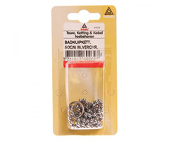 Deltafix 10 stuks Deltafix Badketting verchroomd 60cm 1st