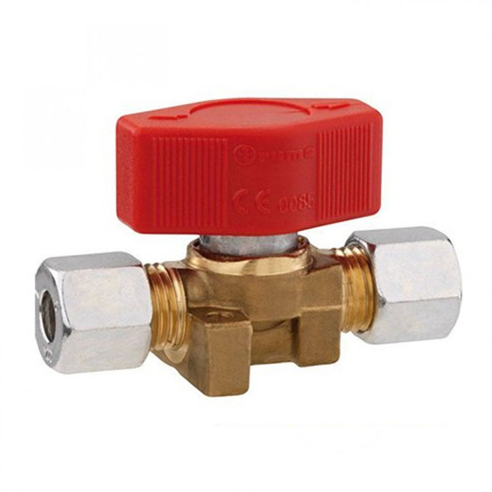 GOK Gaskraan 2x8mm Afsluitbaar