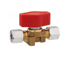 GOK Gaskraan 2x8mm Afsluitbaar