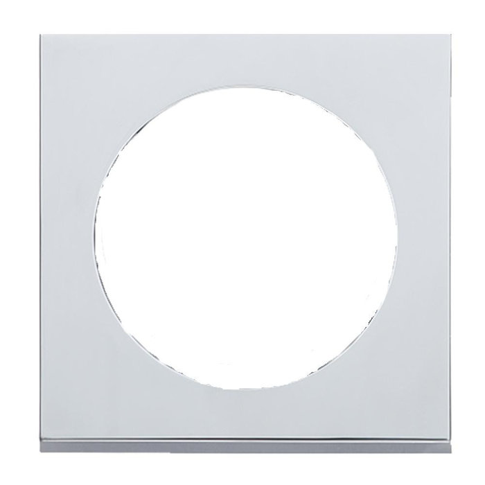 Berker Berker Afdekraam Pure 1-Vaks Chroom Mat