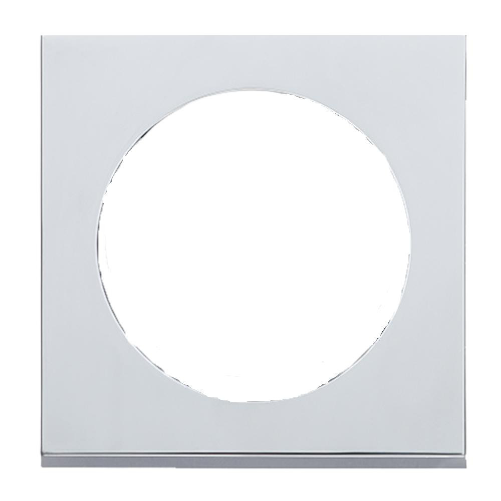 Berker Berker Afdekraam Pure 1-Vaks Chroom Mat