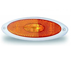 Jokon Jokon Zijmarkering LED SMLR2010 Ovaal Opbouw Oranje-Wit Frame