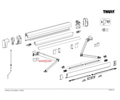 Thule Thule Knikarm Compleet LH 5200 2.30