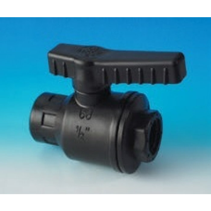 FjordOutdoor Aftapkraan zwart 30mm slangverbinding