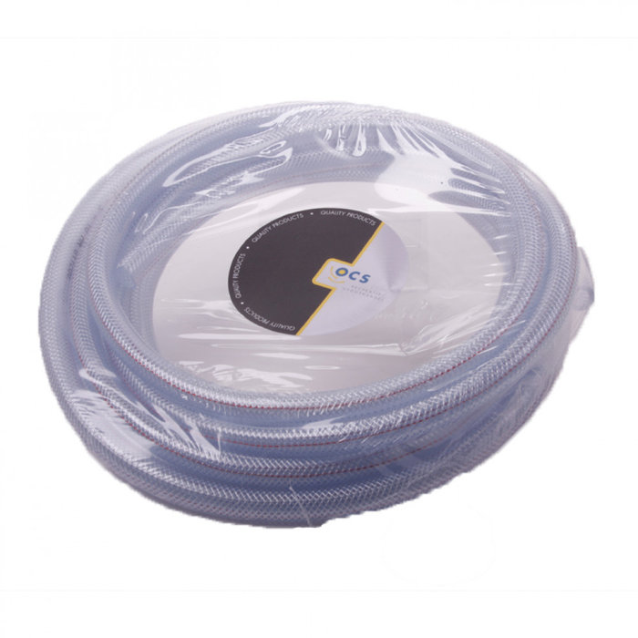 Fjord Outdoor Waterslang Warm Transparant Gewapend 10x16mm 5mtr