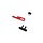 Remifront 2/3 Afsluitset Rood/Zwart