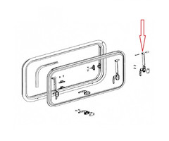 Dometic Dometic Raamuitzetter Klik-Klak 350 S7 Uitzetraam