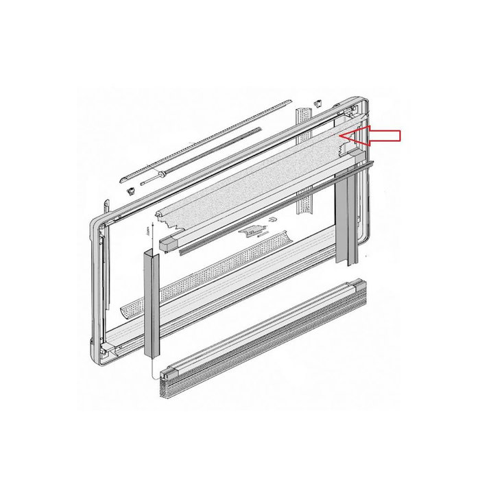 Dometic Dometic S4 Vliegenhor 120x60