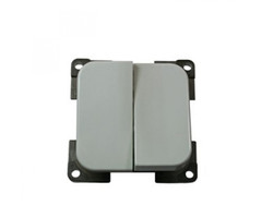 Presto Presto Wipschakelaar Dubbel Inbouw Grijs S-10.000