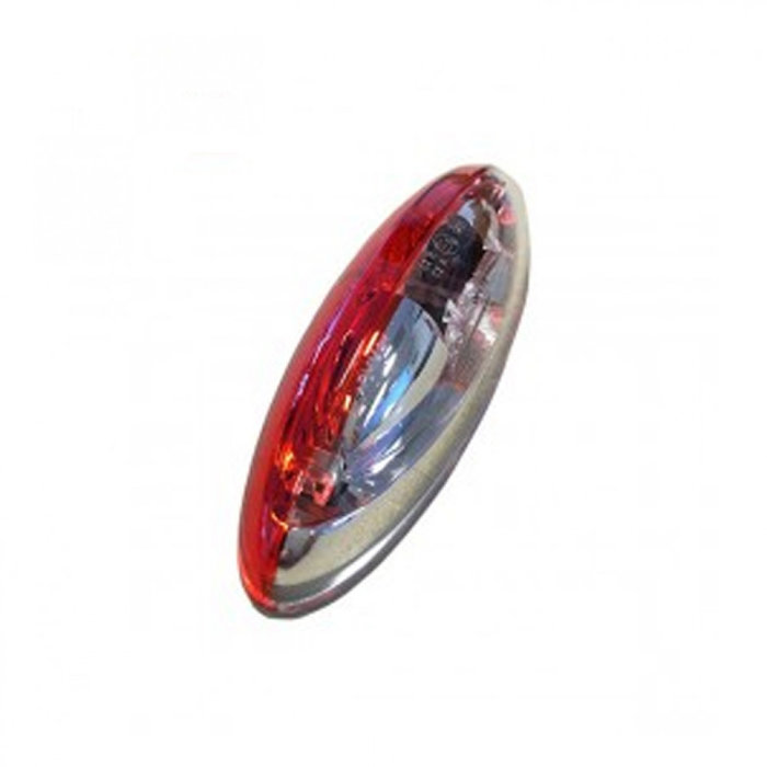 Jokon Jokon Markering SPL2010 Ovaal Opbouw Rood/Wit Grijs Frame 12/24V