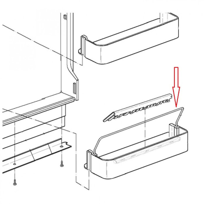 Dometic Dometic Beugel v deurvak RM6501 2951875109