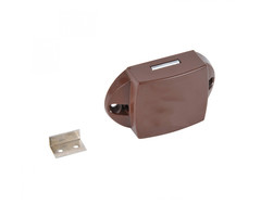 Fjord Outdoor Drukknopslot Spanjolet Eenzijdig Bedienbaar Bruin