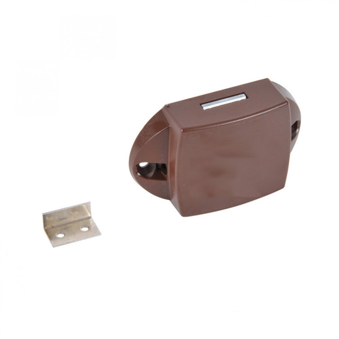 Fjord Outdoor Drukknopslot Spanjolet Eenzijdig Bedienbaar Bruin