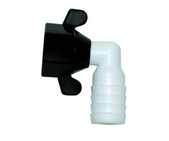 Fjord Outdoor Shurflo Aansluitnippel gebogen, slangaansluiting 10mm