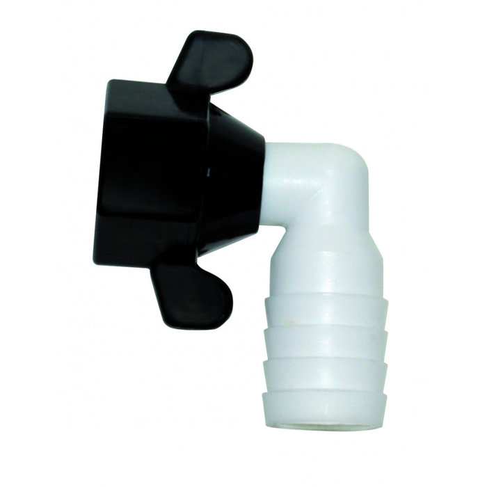 Fjord Outdoor Shurflo Aansluitnippel gebogen, slangaansluiting 10mm