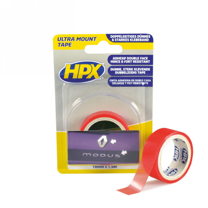 HPX Ultra Mount Tape Transparant 1.5m