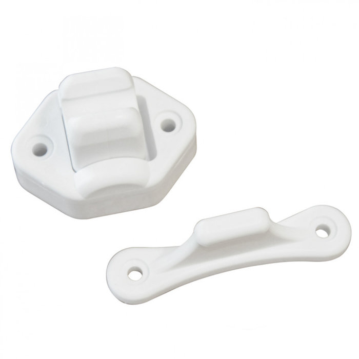 Fjord Outdoor Deurvanger 2-delig Beweegbaar Wit 9mm