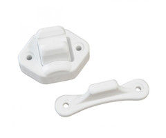 Fjord Outdoor Deurvanger 2-delig Beweegbaar Wit 9mm