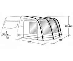Outwell Outwell Caravanvoortent Mirage 400SA